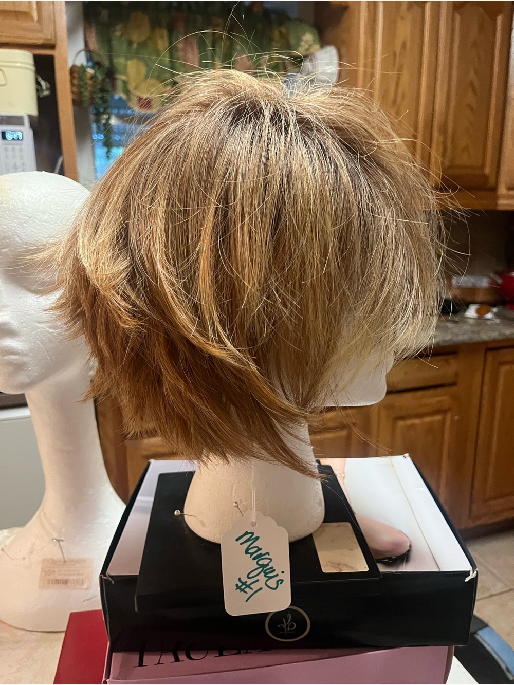 Marquis #1 Short Layered Women’s Wig in Honey Blonde